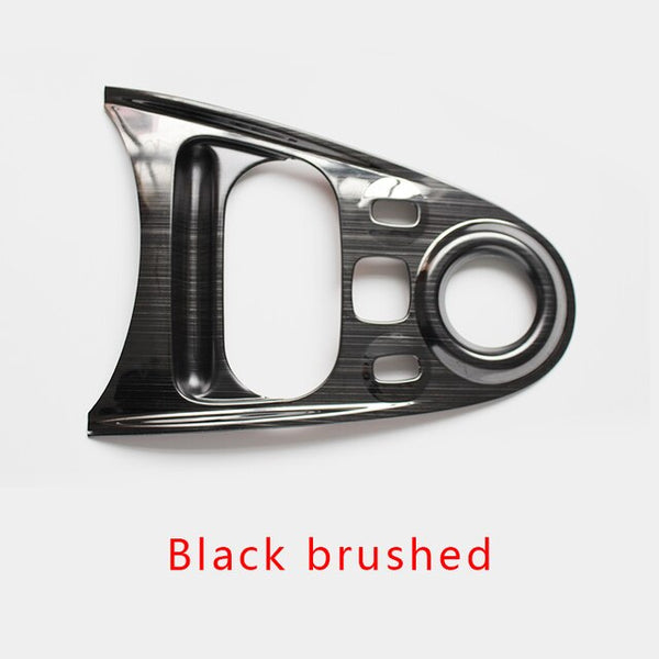 Stainless steel Car center Console decoration frame For Mercedes Smart 453 Fortwo Forfour
