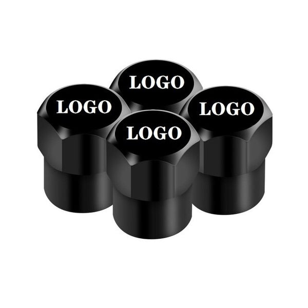 4 pcs Car Tire Valve Caps with logo For Smart Fortwo Forfour Brabus 453 451 450
